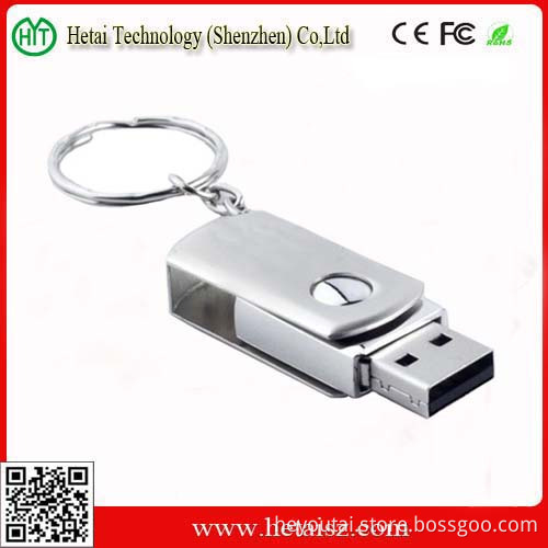 Metal Swivel USB Pen Drive/Flash Memory 8GB (HT-U2055)